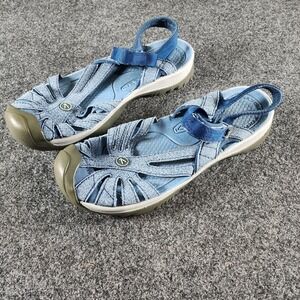Keen Rose Sandals Womens Size 11 Waterproof Hiking Walking Shoes Blue Comfy